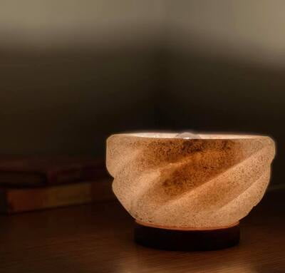 Bowl salt lamp